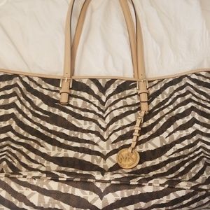 Michael Kors zebra tote